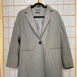 Nasty Gal gray coat Medium sized